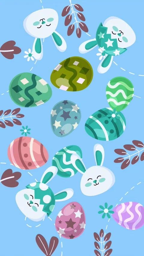 Happy Easter day bunny holiday Stock Footage 303826029