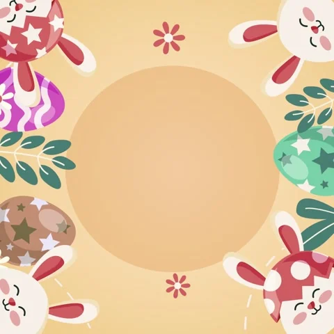 Happy Easter day bunny holiday Stock Footage 303826746