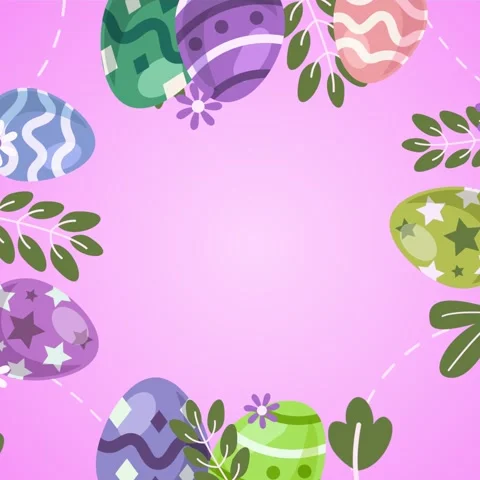 Happy Easter day bunny holiday Video stock 303827095