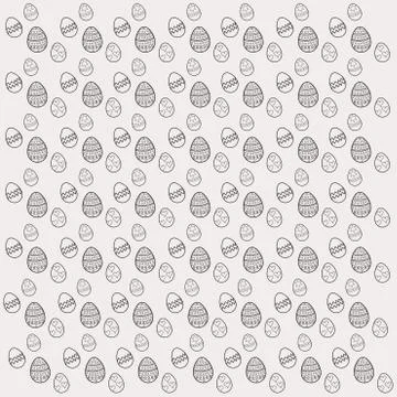 Happy Easter day card with creative design typography and light theme vector 스톡 일러스트