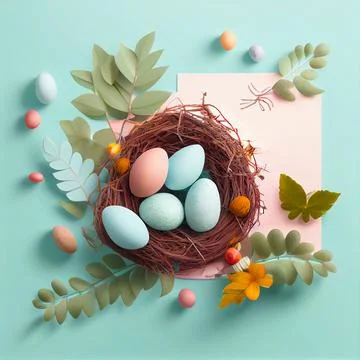 Happy Easter Day Concept Stock Illustration