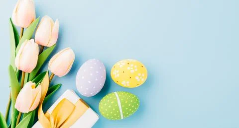 Happy Easter Day Concept Stock Photos
