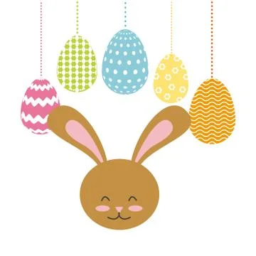 Happy easter day design 스톡 일러스트