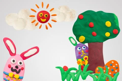 Happy Easter Day Stock Photos