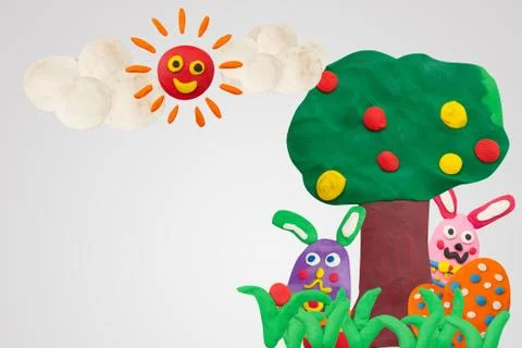 Happy Easter Day Stock Photos