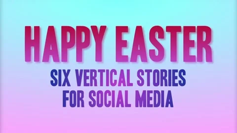 Happy Easter Day Stories Modèle After Effects