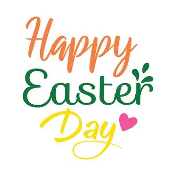 Happy Easter Day typography t-shirt design, tee print, t-shirt design Stock Illustration