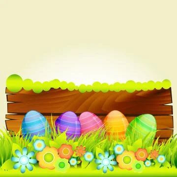 Happy easter design Stock Illustration