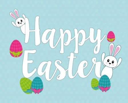 Happy Easter design イラスト素材