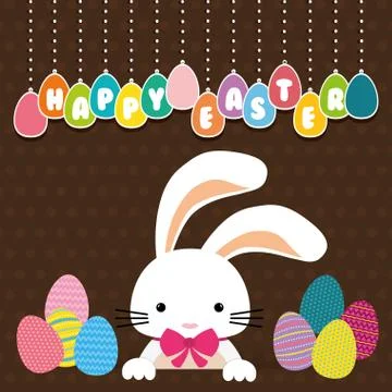 Happy Easter design イラスト素材