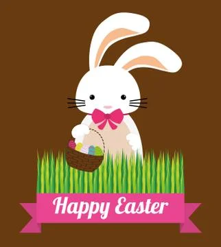 Happy Easter design イラスト素材