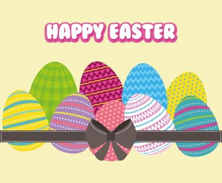 Happy Easter design イラスト素材