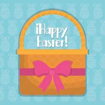 Happy easter design Stock Illustration
