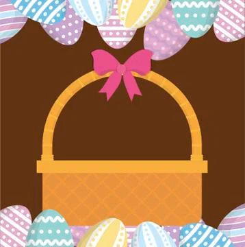 Happy easter design Stock Illustration