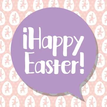 Happy easter design 스톡 일러스트