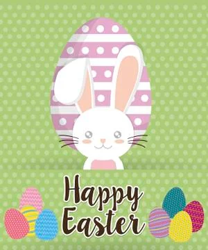 Happy easter design Stock Illustration