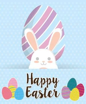 Happy easter design Stock Illustration