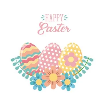 Happy easter design Stock Illustration