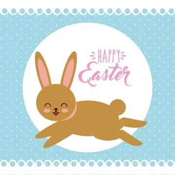 Happy easter design Stock Illustration