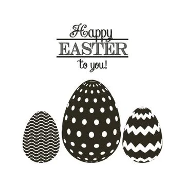 Happy easter design Illustrazione stock