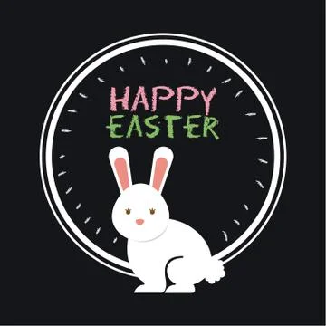 Happy easter design Illustrazione stock