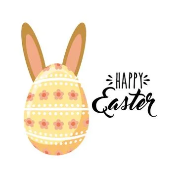 Happy easter design Stock Illustration