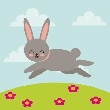 Happy easter design Illustrazione stock