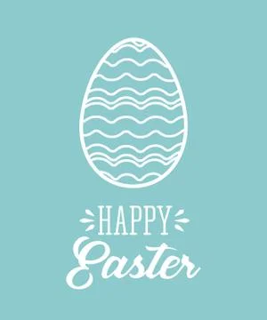 Happy easter design Stock Illustration
