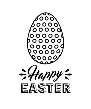 Happy easter design Illustrazione stock