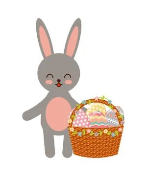 Happy easter design Illustrazione stock
