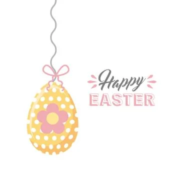 Happy easter design Stock Illustration