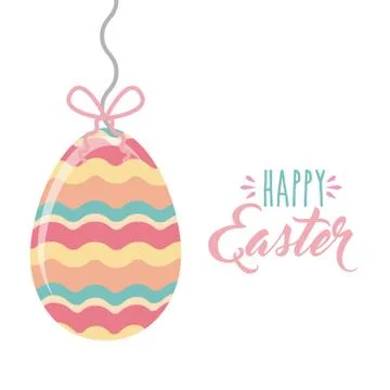 Happy easter design Illustrazione stock