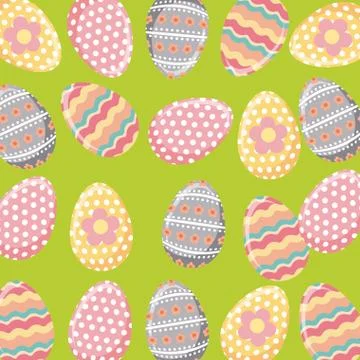 Happy easter design Illustrazione stock