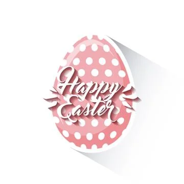 Happy easter design Illustrazione stock