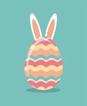Happy easter design 스톡 일러스트