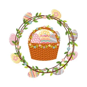 Happy easter design Stock Illustration