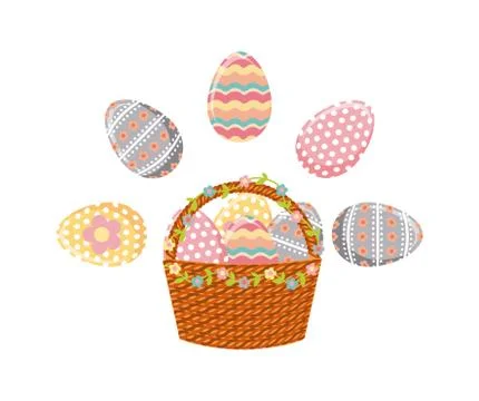 Happy easter design Illustrazione stock