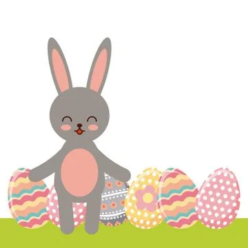 Happy easter design 스톡 일러스트