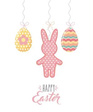 Happy easter design Illustrazione stock