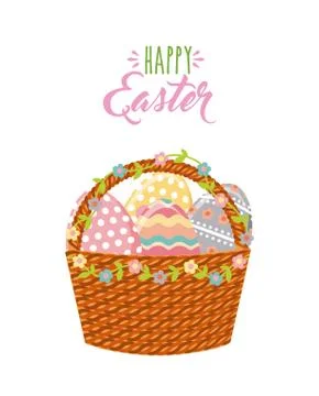 Happy easter design Stock Illustration