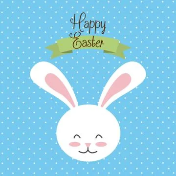 Happy easter design Illustrazione stock