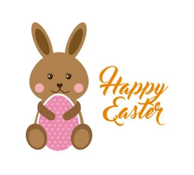 Happy easter design Stock Illustration
