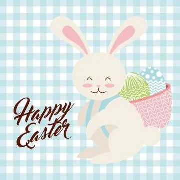 Happy easter design 스톡 일러스트
