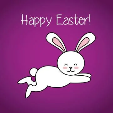 Happy easter design Illustrazione stock