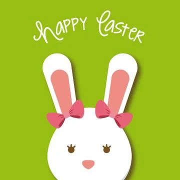 Happy easter design Illustrazione stock