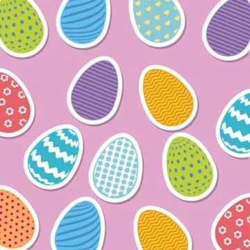 Happy easter design Illustrazione stock