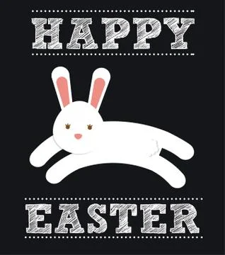 Happy easter design Illustrazione stock