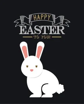 Happy easter design 스톡 일러스트