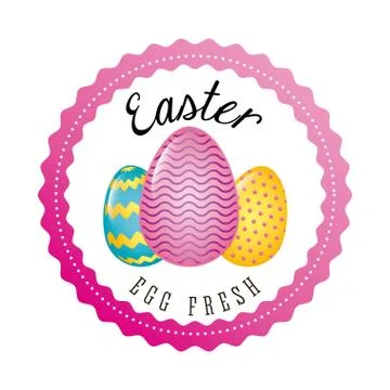 Happy easter design Illustrazione stock