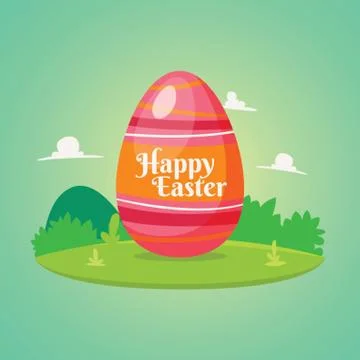 Happy easter design Stock Illustration